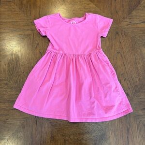 Primary Bright Pink Casual Kids Dress